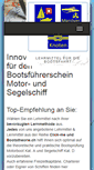 Mobile Screenshot of bootstheorie.ch